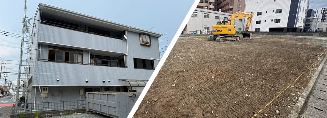 信頼と安全の解体工事実績